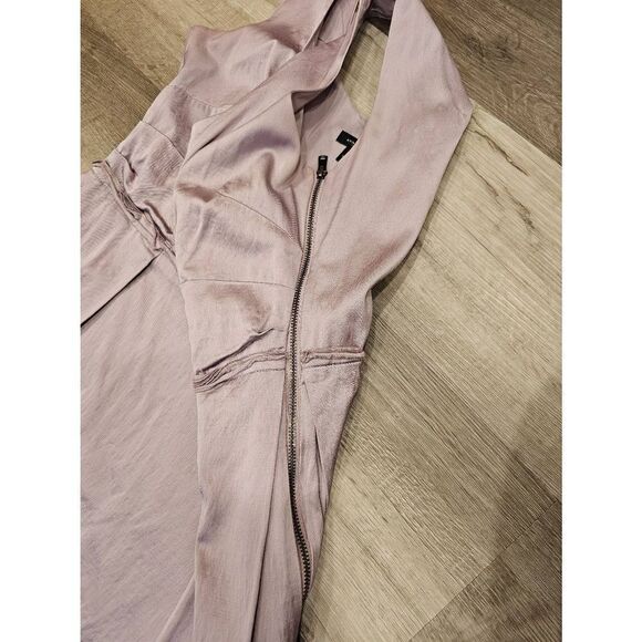 Ann Taylor size 2 Womens Lavender silver shimmer Dress - Picture 6 of 12